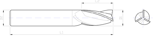 Фреза концевая Z3 OR301